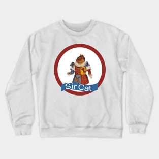 Sir Medieval Knight Cat Crewneck Sweatshirt